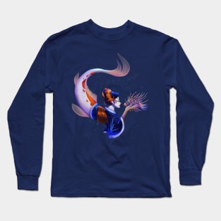 Geisha Mermaid Long Sleeve T-Shirt